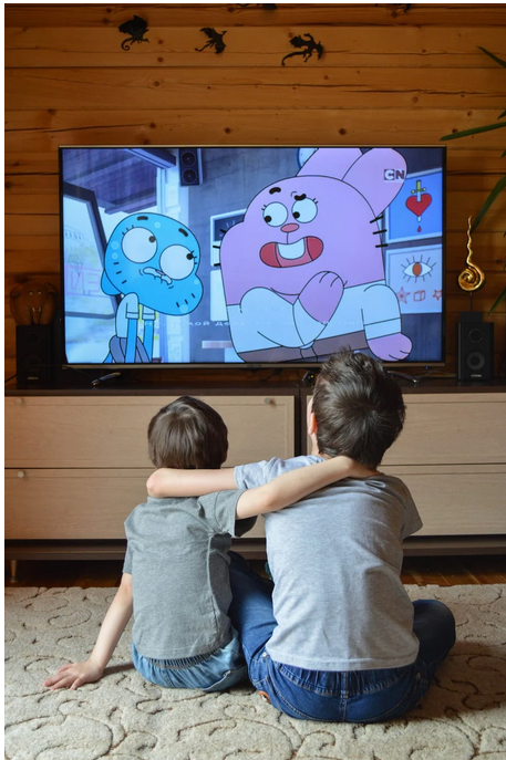 children love cartoons