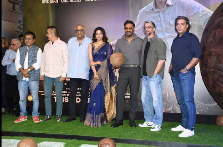 In Amit Sharma's "Maidaan," Ajay Devgn does a great job as a football guide.